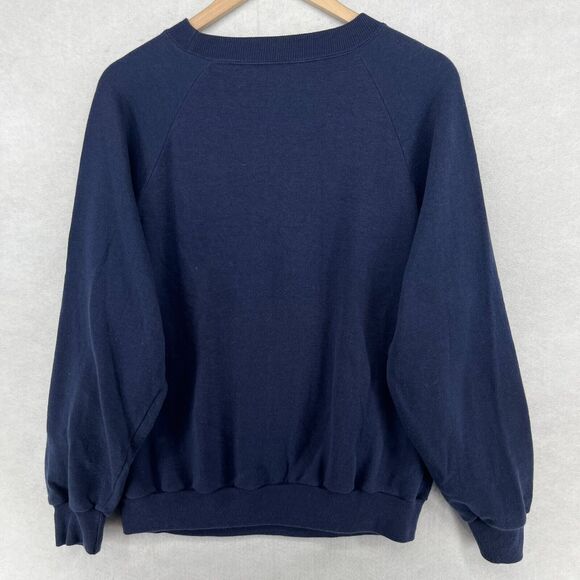 ROYAL DUTCH COLLEGE Sweatshirt Mens L HOLLAND NETHERLANDS Fleece Pullover Blue - Picture 2 of 13